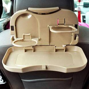 Black mirror Foldable Travel Storage Tray Cup Holder Tray Table