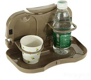 FosCadit Car Back Seat Organizer Dining Table Tray With Bottle Holder Cup Holder Tray Table