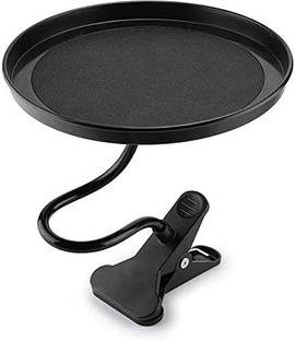 KitchExpo Car Food Tray with Clamp Bracket Folding Dining Table Drink Holder Tray Table