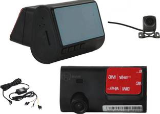 BLEAT A6 CAR DASHCAM - G-Sensor,WIFI,DUAL CAM,parking Monitoring-FREE HARD WIRE KIT Black LED