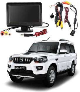 ModifyStyle 4.3inch Display + Parking Camera for Mahindra Scorpio (2014 to 2018) Type 4 Black LCD