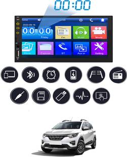 MATIES 7inch Double Din Full Touch Screen With Mirror link For Triber Renault 2019 Black LCD