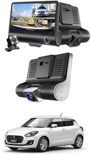 MATIES 3 Lens/170 Degree/Wide Angle Car Camera DVR/G-Sensor For Swift-2018 Black LCD