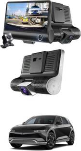 monolive 3Lens/170 Degree/Wide Angle Car Camera DVR/G-Sensor Dashcam For Car-157 Black LCD
