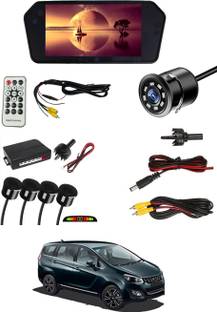ABJD Universal Black 7inch BT Screen/Reavers Parking Camera/Black Sensor For Car-182 Multicolor LCD