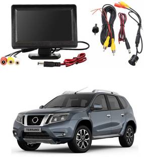 WheelCore 4.3inch Display + Reverse Camera for Nissan Terrano (2013 to 2016) Type 1 Black LCD
