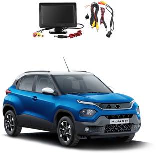 WheelCore 4.3inch Display + Reverse Camera for Tata Punch Black LCD