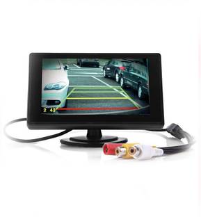 SARRA TFT LCD Screen Rear-View Stand Security TFT Monitor Black LCD