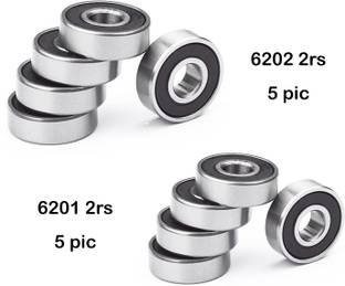 Ziltos 6201 AND 6202 2RS FAN BEARING (5 PIC) SET Electronic Components Electronic Hobby Kit