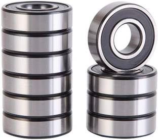 IndiaLot 6201-2RS 12x32x10MM RUBBER SEALED BALL BEARINGS || 6201-2RS || 10pcs Bicycle Brake Disk