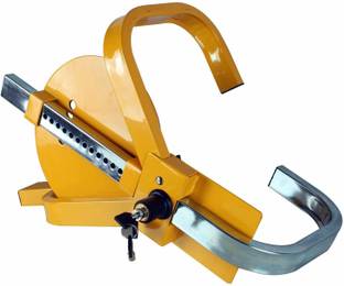 ALLEXTREME ALBLS3 Full Cover Lock Anti Theft Clamp Heavy Duty SUV Tire Boot Claw Lock for Car Trailer Wheel Lock