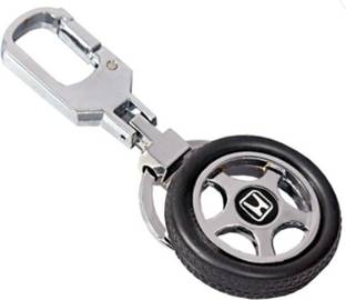 ADITYA TRADERS Classy Honda Car Attractive Tyre Rotating Car Locking Key Chain