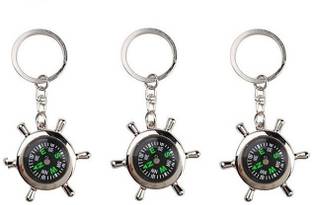 Ezone Enkar Compass Pack Of 3 Key Chain