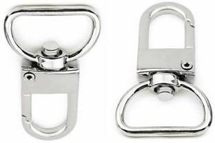 Rarehaunt 13 mm Snap Hook Tiny Push Gate Swivel Lobster Clasps Bags Belts Keychains 2 Pcs Locking Carabiner