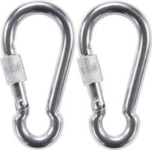 GSI Stainless Steel Screw Lock Carabiner Hooks Locking Carabiner