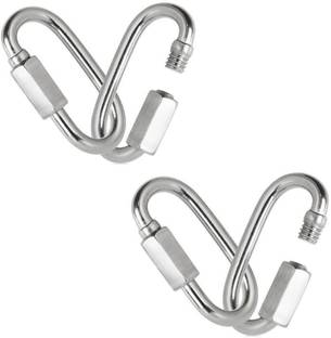 Reznor Heavy Duty Oval Shape Multipurpose Stainless Steel Screw Link Snap Hook Locking Carabiner