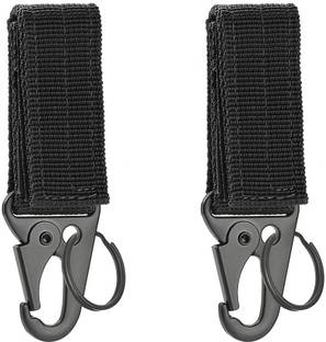 PROBEROS 2Pcs Tactical Keychain for Belt Backpack Camping Gear Gadget Portable Accessory Locking Key Chain