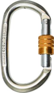EDELRID Steel Oval Screw Locking Carabiner