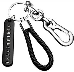 keraliya brother keychain with telephone number plate Locking Key Chain