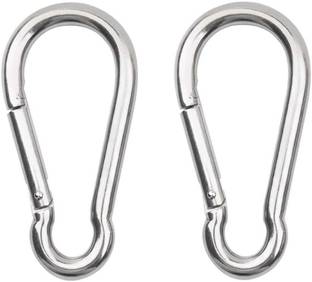 Fitcozi Stainless Steel Spring Snap Hook Carabiner Locking Carabiner