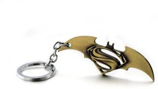 Optimus traders Movie Batman v Superman Dawn of Justice Logo 8cm Metal Key Chain