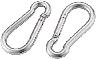 XDLB Heavy Duty Safety Lock Cable Spring Snap Hook Multipurpose Locking Carabiner