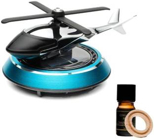 shau Car Perfumes And Fresheners for Dashboard | Solar Helicopter Car Air Freshener Carabiner