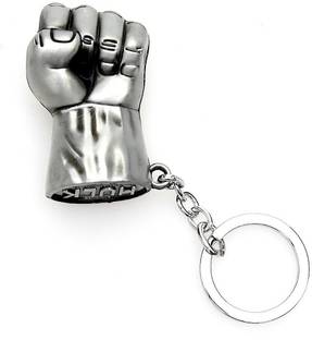 One Point Collections Key ring / Key chain Hulk Marvel (AVENGERS) Series Hulk Hand Punch Metal Key Chain