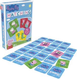 HASBRO GAMING Peppa Pig Matching Game for Kids Ages 3 and Up, Fun Game for 1+ Players
