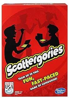 NVF TOYS Scattergories The Card Game | The Fun And Fast Night Card Game