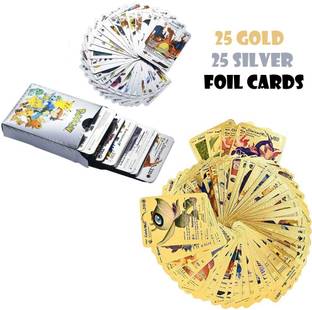 AncientKart cards Shinning 25 Gold and 25 Silver Plastic Cards