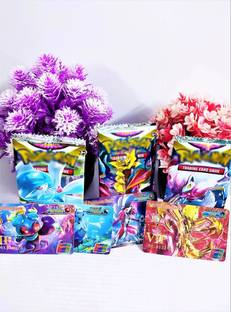 Thrifx Pokemon Cards New VIP 6 Pcs Rare Vmax Gx Vstar (1 Booster Packs Free)