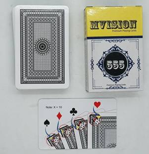 SSR SHOP A SARKAR 555 MARK DECK PLAYING CARD ( BLACK ) / CHEATING MAGIC PLAYING CARD