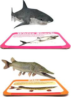 BLADEKING BEYS sea animals toys for kids- augmented reality animal set fish toys for kids