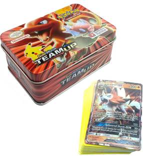 AncientKart Pokemon New Generation Team Up Detective Pikachu Series Tin with cards