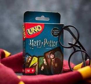 WOYR UNO Harry Potter Paper Playing Cards| 112 UNO Card Game with Special Rule