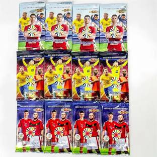 SALPITOYS FOOTBALL Euro Soccer Cards - 96 Unique Soccer Player Cards -12 Pack.