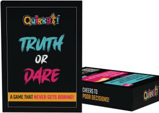 Quirky Hai Truth Or Dare Card Game perfect for parties- pack of 50 cards