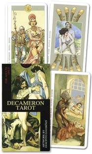 Honch 78 Pieces Decameron Tarot Cards Decks for Beginners With Guide Book