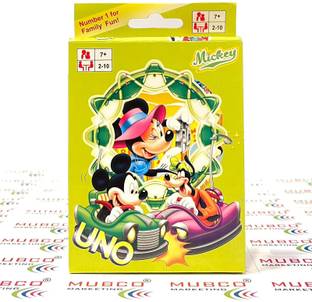Mubco Mickey Mouse Playing Card Game | 2-10 Players 108 Cards Family & Friends Ages 7+