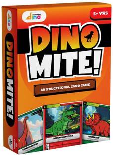 Learningdino Dino Mite - Best Dinosaur Trump Card Game for Kids