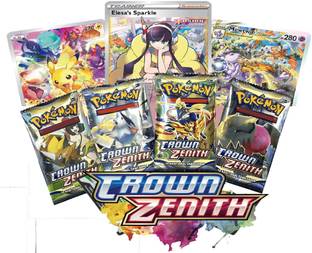Bestie Toys Pokémon Crown Zenith Sleeved 4 Booster Pack.