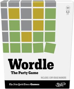 HASBRO GAMING Wordle The Party Game for 2-4 Players, Word Game, for Ages 14+