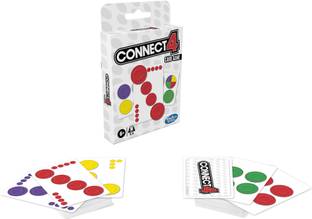 HASBRO GAMING Connect 4 Card Game for Kids Ages 6 and Up, 2-4 Players 4-In-A-Row Game