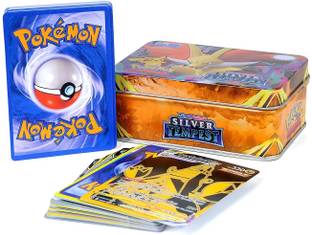 kevil Card Game with Multi Color Tin Box Silver Tempest Booster Packs 39+2 Cards