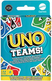 SALPITOYS UNO Teams Card Game for Kids, Adults & Family N with Special Rules