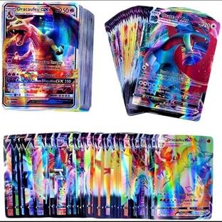 Thrifx Pokemon Cards 100Pcs Basic Gx Vstar Vmax Trainer Cards Booster Box Packs