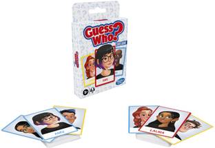 HASBRO GAMING Guess Who? Card Game for Kids Ages 5 and Up, 2 Player Guessing Game
