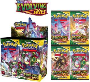 CrazyBuy Pokemon Sword & Shield Evolving Skies Booster Cards Pack
