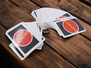 RAGVEE Playing Cards Premium Solid Paper Cards of ADNUNO